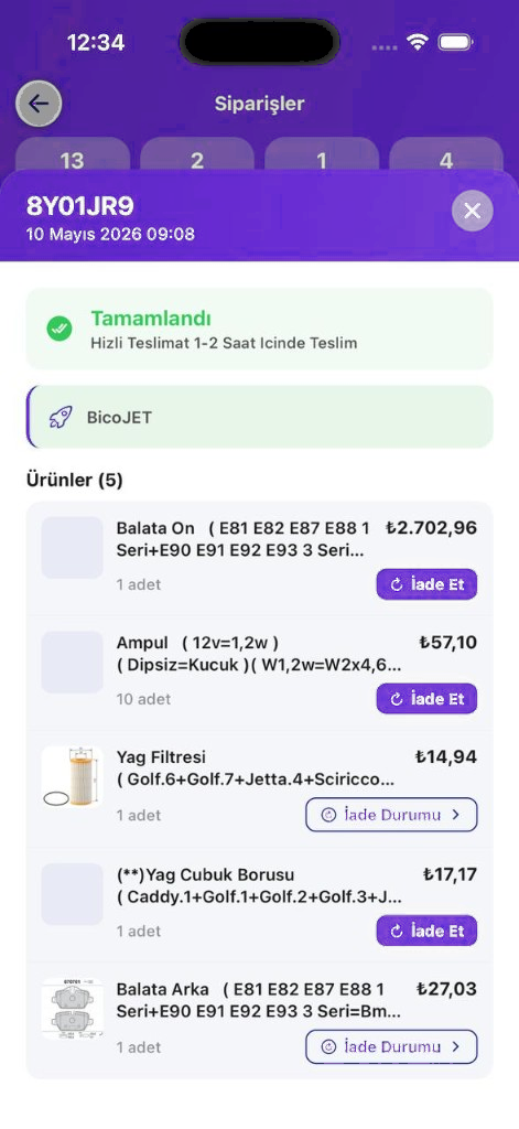 Sipariş Detayı