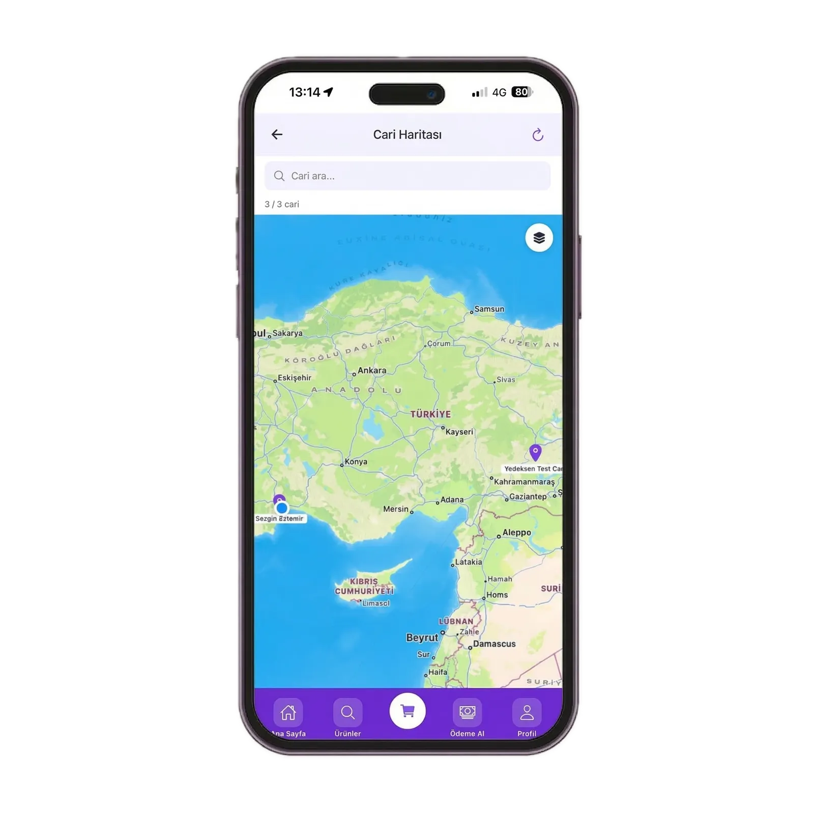 Bicops cari haritası