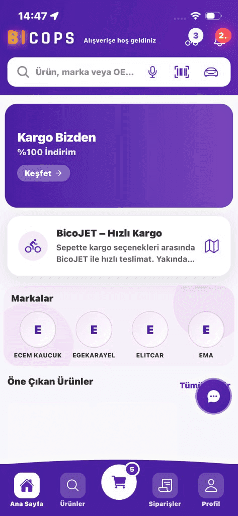 Bicops ana ekran